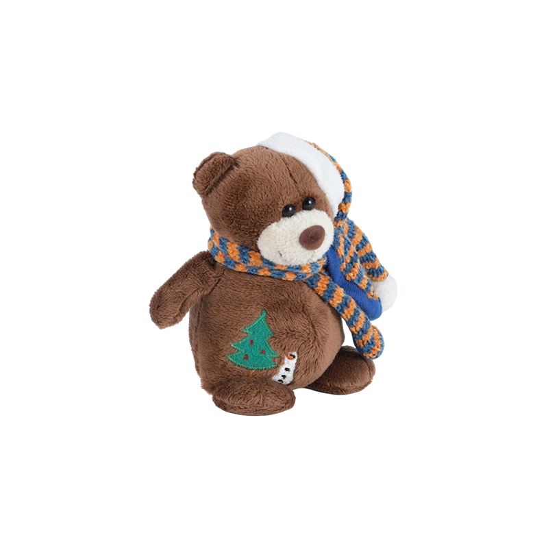 STA01134 Коллекция плюшевых игрушек «Рождественский медведь» (5,5 дюймов, сидя)