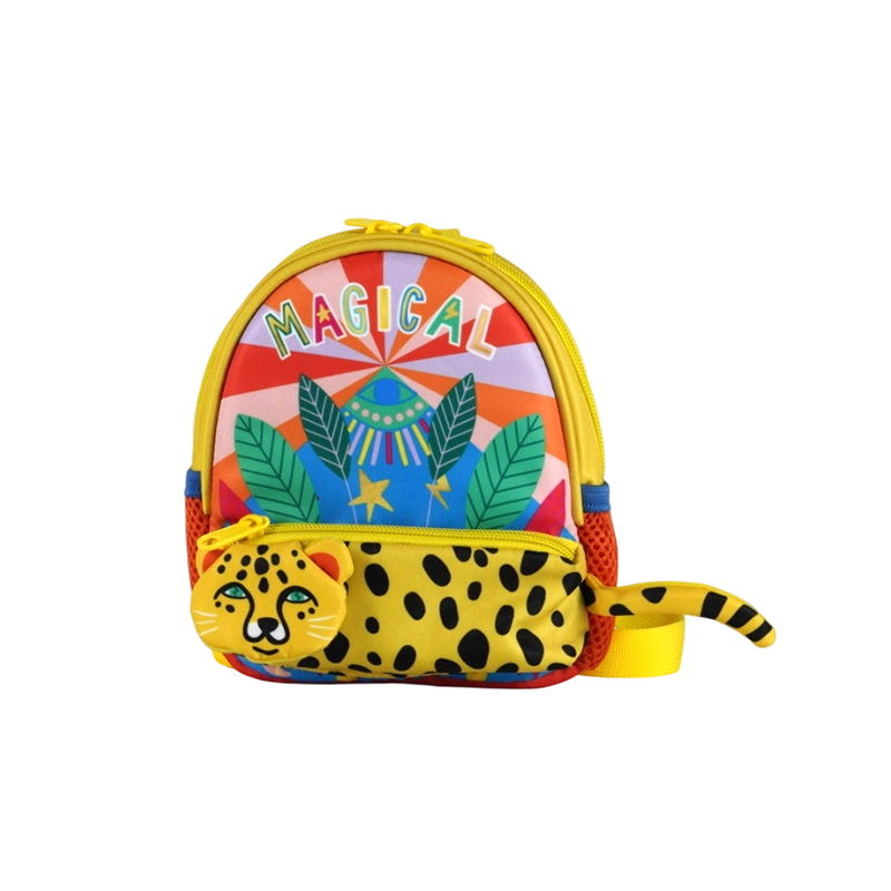 Детский мини-рюкзак Oxford Fabric Sunshine с леопардовым принтом